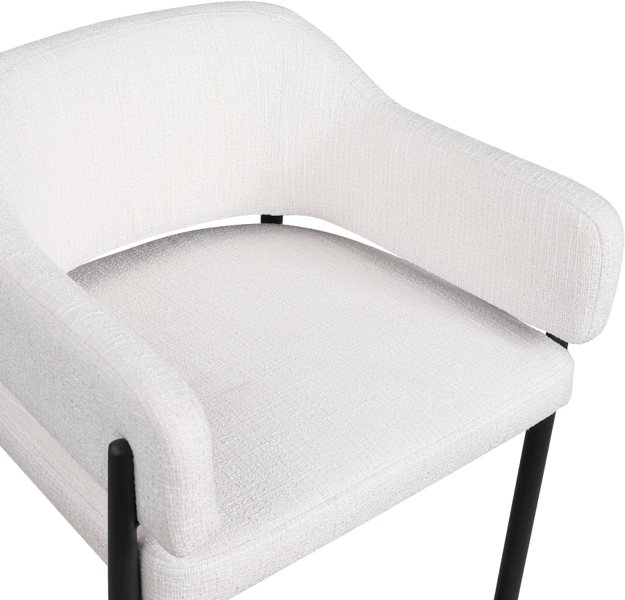 Dame Fabric Upholstered Counter Stool — 975-C - Cream - 975Cream-C alternate view 6
