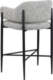 Dame Fabric Upholstered Counter Stool — 975-C - Grey - 975Grey-C alternate view 5
