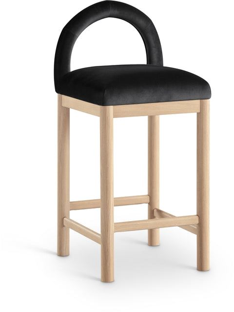 Conrad Velvet Upholstered Counter Stool — 11034-C