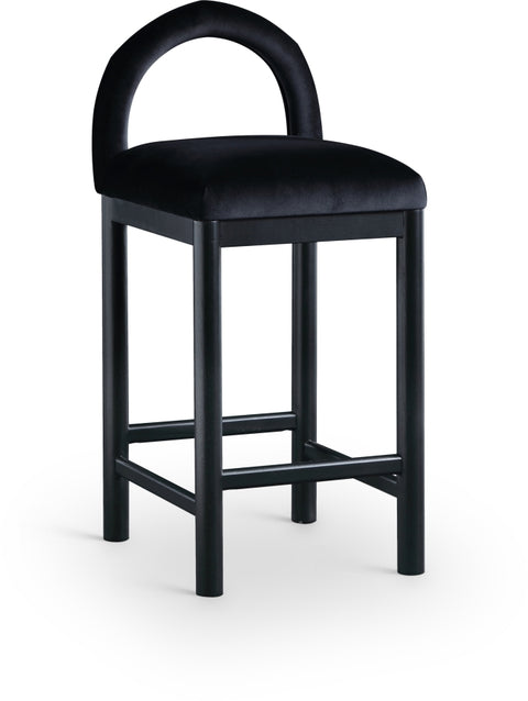 Conrad Velvet Upholstered Counter Stool — 11035-C