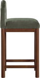 Conrad Velvet Upholstered Counter Stool — 11036-C - Green - 11036Green-C alternate view 3