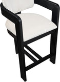 Sacha Velvet Upholstered Counter Stool — 11078-C - Cream - 11078Cream-C alternate view 6