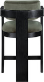 Sacha Velvet Upholstered Counter Stool — 11078-C - Green - 11078Green-C alternate view 4