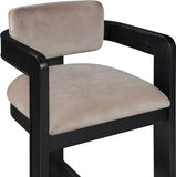 Sacha Velvet Upholstered Counter Stool — 11078-C - Taupe - 11078Taupe-C alternate view 5
