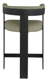 Romeo Vegan Leather Upholstered Counter Stool — 414-C - Olive - 414Olive-C alternate view 2