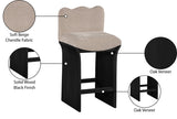 Shaw Chenille Fabric Upholstered Counter Stool — 11072-C - Beige - 11072Beige-C Infographic