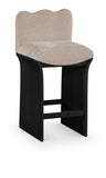 Shaw Chenille Fabric Upholstered Counter Stool — 11072-C - Beige - 11072Beige-C