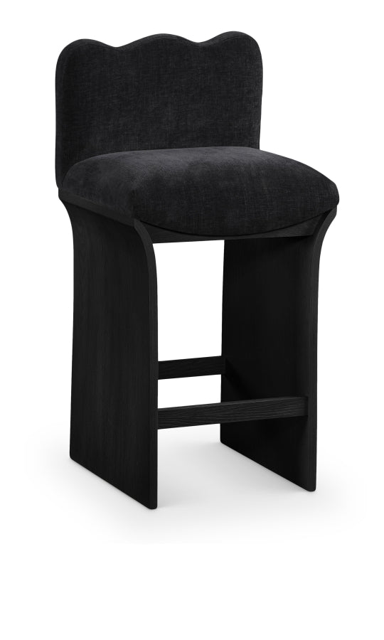 Shaw Chenille Fabric Upholstered Counter Stool — 11072-C