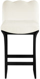 Shaw Chenille Fabric Upholstered Counter Stool — 11072-C - Cream - 11072Cream-C alternate view 2