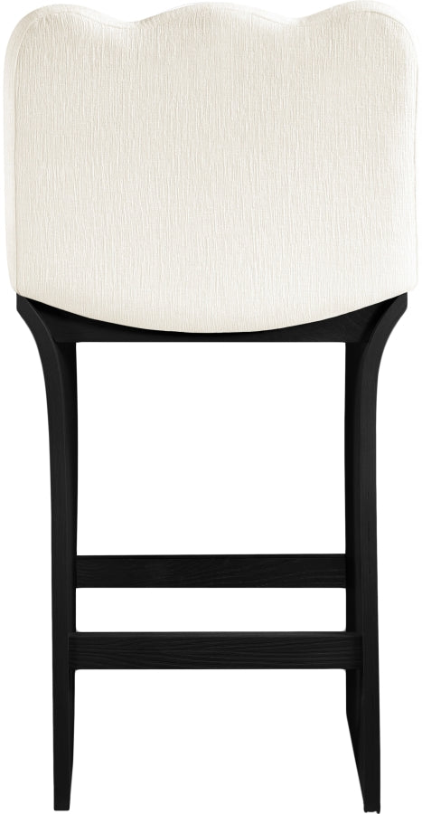 Shaw Chenille Fabric Upholstered Counter Stool — 11072-C - Cream - 11072Cream-C alternate view 4