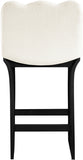 Shaw Chenille Fabric Upholstered Counter Stool — 11072-C - Cream - 11072Cream-C alternate view 4