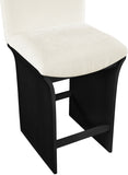 Shaw Chenille Fabric Upholstered Counter Stool — 11072-C - Cream - 11072Cream-C alternate view 6
