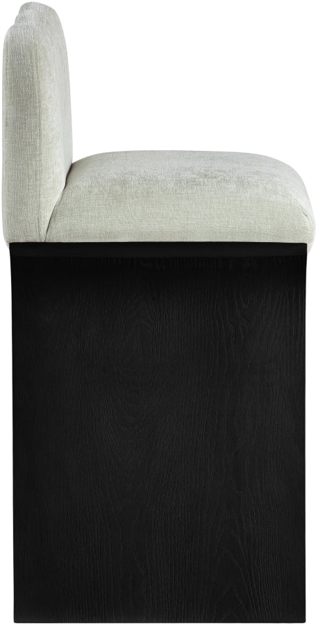Shaw Chenille Fabric Upholstered Counter Stool — 11072-C - Mint - 11072Mint-C alternate view 3