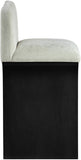 Shaw Chenille Fabric Upholstered Counter Stool — 11072-C - Mint - 11072Mint-C alternate view 3