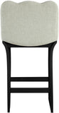 Shaw Chenille Fabric Upholstered Counter Stool — 11072-C - Mint - 11072Mint-C alternate view 4