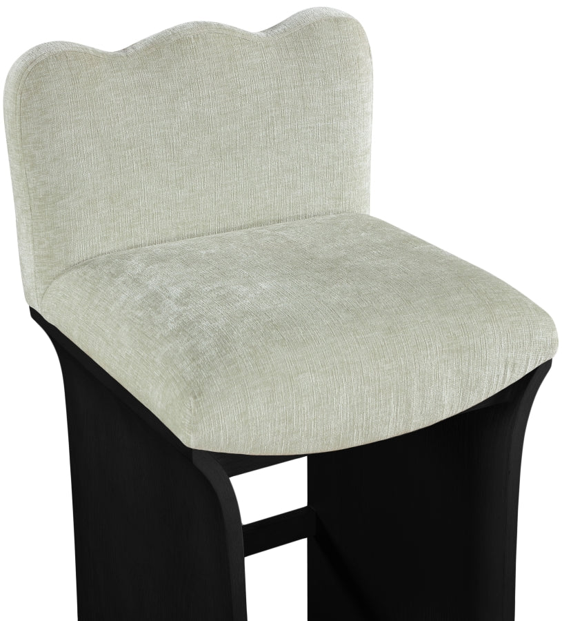 Shaw Chenille Fabric Upholstered Counter Stool — 11072-C - Mint - 11072Mint-C alternate view 5