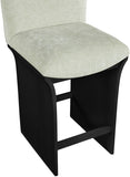 Shaw Chenille Fabric Upholstered Counter Stool — 11072-C - Mint - 11072Mint-C alternate view 6