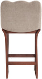 Shaw Chenille Fabric Upholstered Counter Stool — 11073-C - Beige - 11073Beige-C alternate view 4