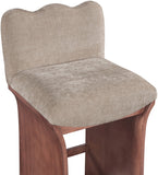 Shaw Chenille Fabric Upholstered Counter Stool — 11073-C - Beige - 11073Beige-C alternate view 5