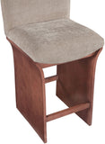 Shaw Chenille Fabric Upholstered Counter Stool — 11073-C - Beige - 11073Beige-C alternate view 6