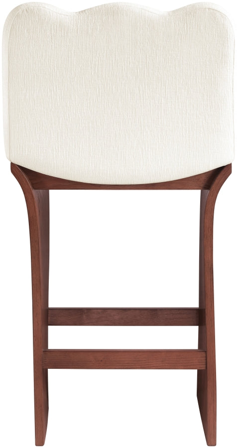 Shaw Chenille Fabric Upholstered Counter Stool — 11073-C - Cream - 11073Cream-C alternate view 4