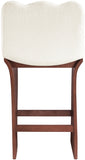 Shaw Chenille Fabric Upholstered Counter Stool — 11073-C - Cream - 11073Cream-C alternate view 4