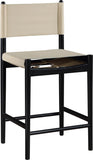 Rawlins Vegan Leather Upholstered Counter Stool — 11015-C - Beige - 11015Beige-C alternate view 2