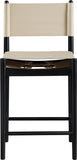 Rawlins Vegan Leather Upholstered Counter Stool — 11015-C - Beige - 11015Beige-C alternate view 3