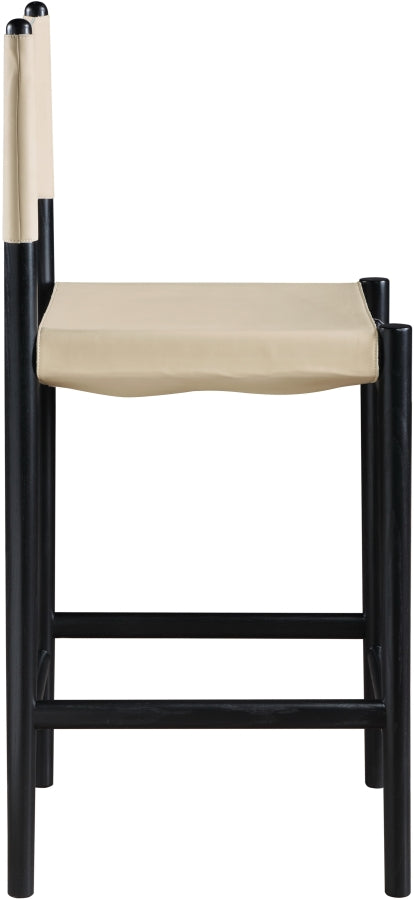 Rawlins Vegan Leather Upholstered Counter Stool — 11015-C - Beige - 11015Beige-C alternate view 4