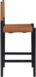 Rawlins Vegan Leather Upholstered Counter Stool — 11015-C - Cognac - 11015Cognac-C alternate view 4