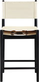 Rawlins Vegan Leather Upholstered Counter Stool — 11015-C - Cream - 11015Cream-C alternate view 3