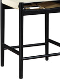 Rawlins Vegan Leather Upholstered Counter Stool — 11015-C - Cream - 11015Cream-C alternate view 6