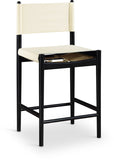 Rawlins Vegan Leather Upholstered Counter Stool — 11015-C - Cream - 11015Cream-C