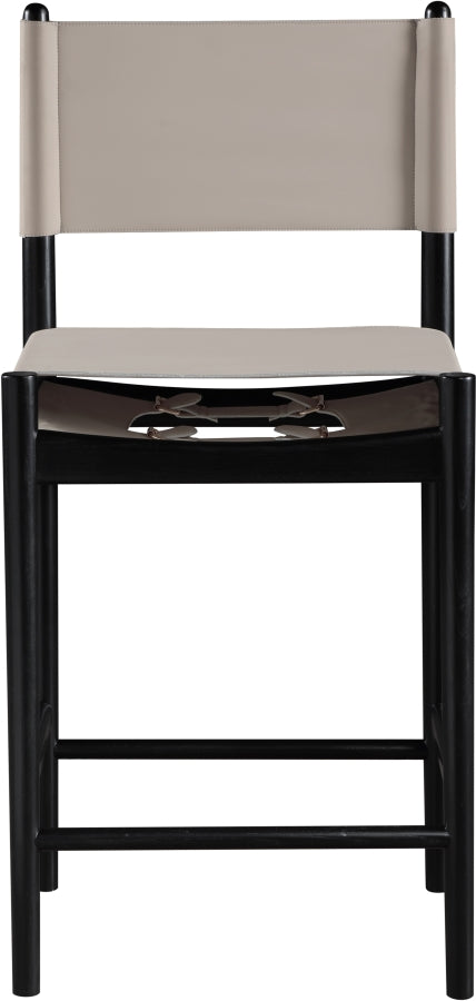 Rawlins Vegan Leather Upholstered Counter Stool — 11015-C - Taupe - 11015Taupe-C alternate view 3