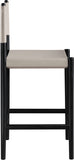 Rawlins Vegan Leather Upholstered Counter Stool — 11015-C - Taupe - 11015Taupe-C alternate view 4