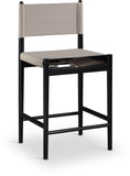 Rawlins Vegan Leather Upholstered Counter Stool — 11015-C - Taupe - 11015Taupe-C