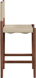 Rawlins Vegan Leather Upholstered Counter Stool — 11016-C - Beige - 11016Beige-C alternate view 4