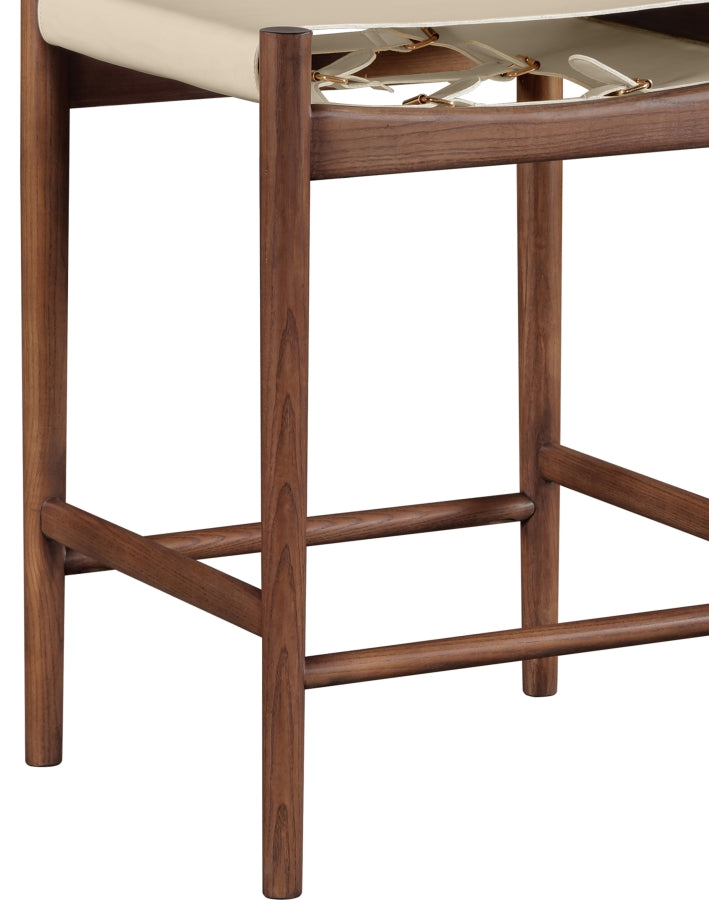 Rawlins Vegan Leather Upholstered Counter Stool — 11016-C - Beige - 11016Beige-C alternate view 6