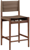 Rawlins Vegan Leather Upholstered Counter Stool — 11016-C - Brown - 11016Brown-C alternate view 2