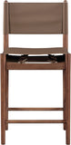 Rawlins Vegan Leather Upholstered Counter Stool — 11016-C - Brown - 11016Brown-C alternate view 3