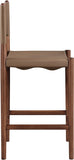Rawlins Vegan Leather Upholstered Counter Stool — 11016-C - Brown - 11016Brown-C alternate view 4