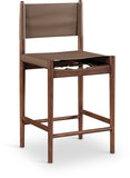 Rawlins Vegan Leather Upholstered Counter Stool — 11016-C - Brown - 11016Brown-C