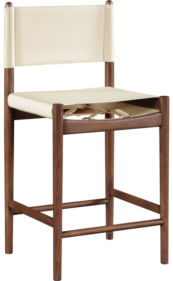 Rawlins Vegan Leather Upholstered Counter Stool — 11016-C - Cream - 11016Cream-C alternate view 2