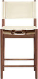 Rawlins Vegan Leather Upholstered Counter Stool — 11016-C - Cream - 11016Cream-C alternate view 3