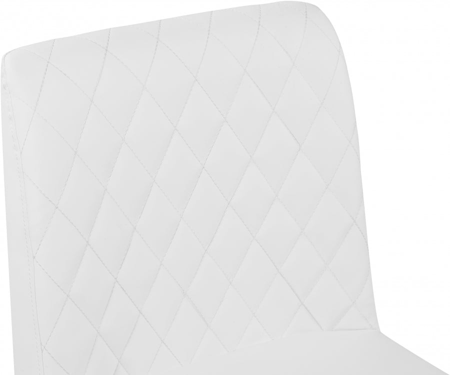 Bryce Vegan Leather Upholstered Bar Stool — 919-C - White - 919White-C alternate view 5