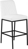 Bryce Vegan Leather Upholstered Bar Stool — 919-C - White - 919White-C