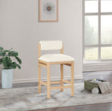 Roundhill Vegan Leather Upholstered Counter Stool — 11087-C - Cream - 11087Cream-C alternate view 1
