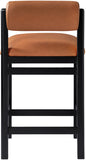 Roundhill Vegan Leather Upholstered Counter Stool — 11089-C - Cognac - 11089Cognac-C alternate view 4