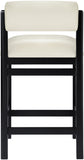 Roundhill Vegan Leather Upholstered Counter Stool — 11089-C - Cream - 11089Cream-C alternate view 4
