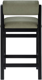 Roundhill Vegan Leather Upholstered Counter Stool — 11089-C - Green - 11089Green-C alternate view 4